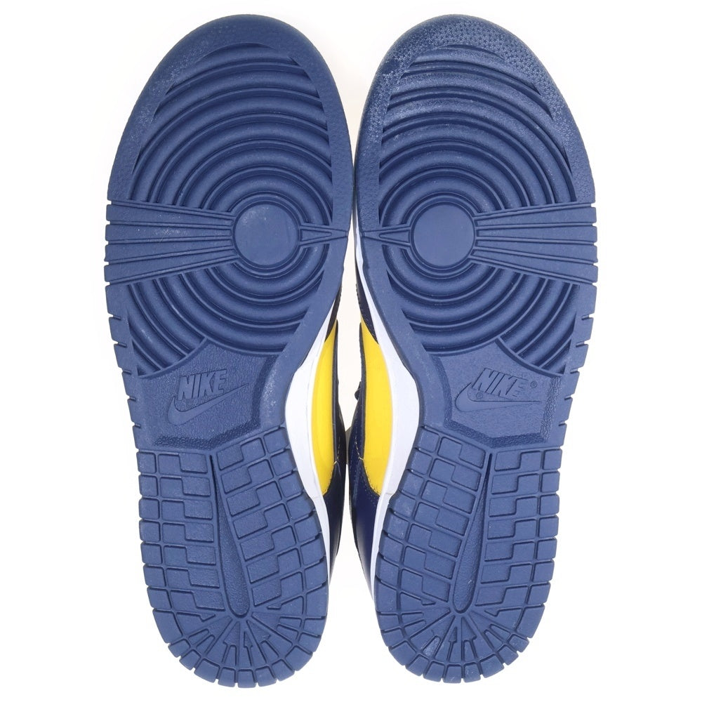 NIKE(ナイキ) DUNK LOW RETRO Michigan ダンク ミシガン ローカットスニーカー イエロー/ネイビー US10/28cm DD1391-700