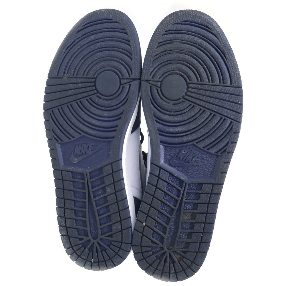 NIKE(ナイキ) AIR JORDAN 1 HIGH OG CO.JP MIDNIGHT NAVY 2020 DC1788-100 エアジョーダン1 ミッドナイトネイビー ハイカットスニーカー US10/28cm ホワイト/ネイビー