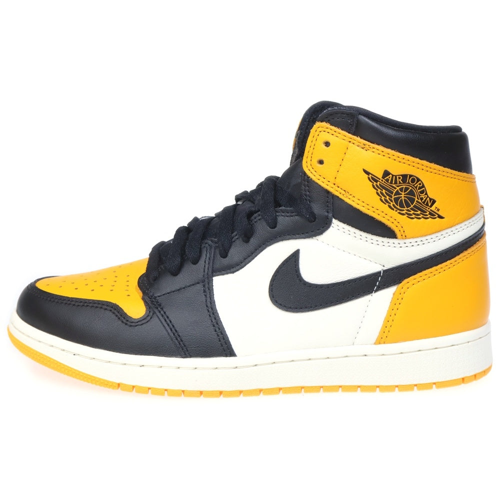 NIKE(ナイキ) AIR JORDAN 1 RETRO HIGH OG TAXI エアジョーダン 1 レトロ タクシー ハイカットスニーカー イエロー/ブラック US10/28cm 555088-711