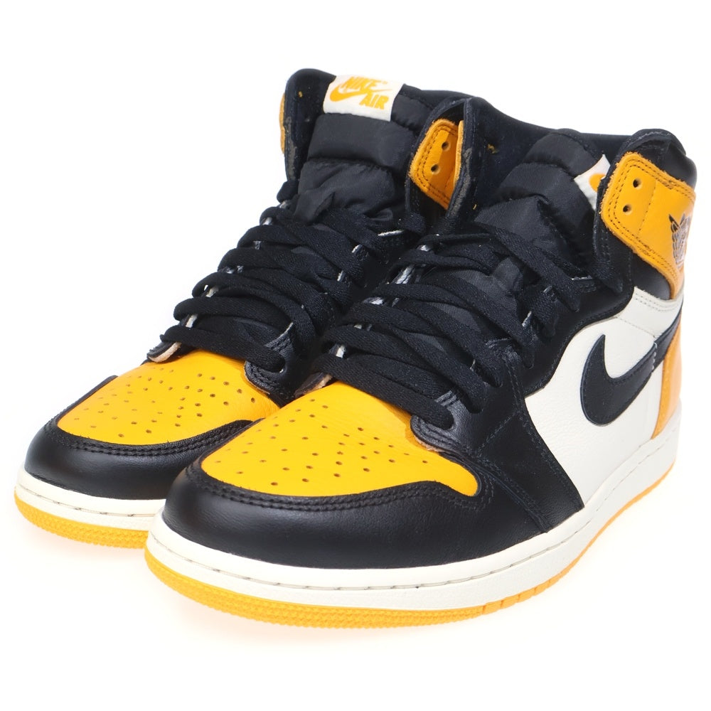 NIKE(ナイキ) AIR JORDAN 1 RETRO HIGH OG TAXI エアジョーダン 1 レトロ タクシー ハイカットスニーカー イエロー/ブラック US10/28cm 555088-711