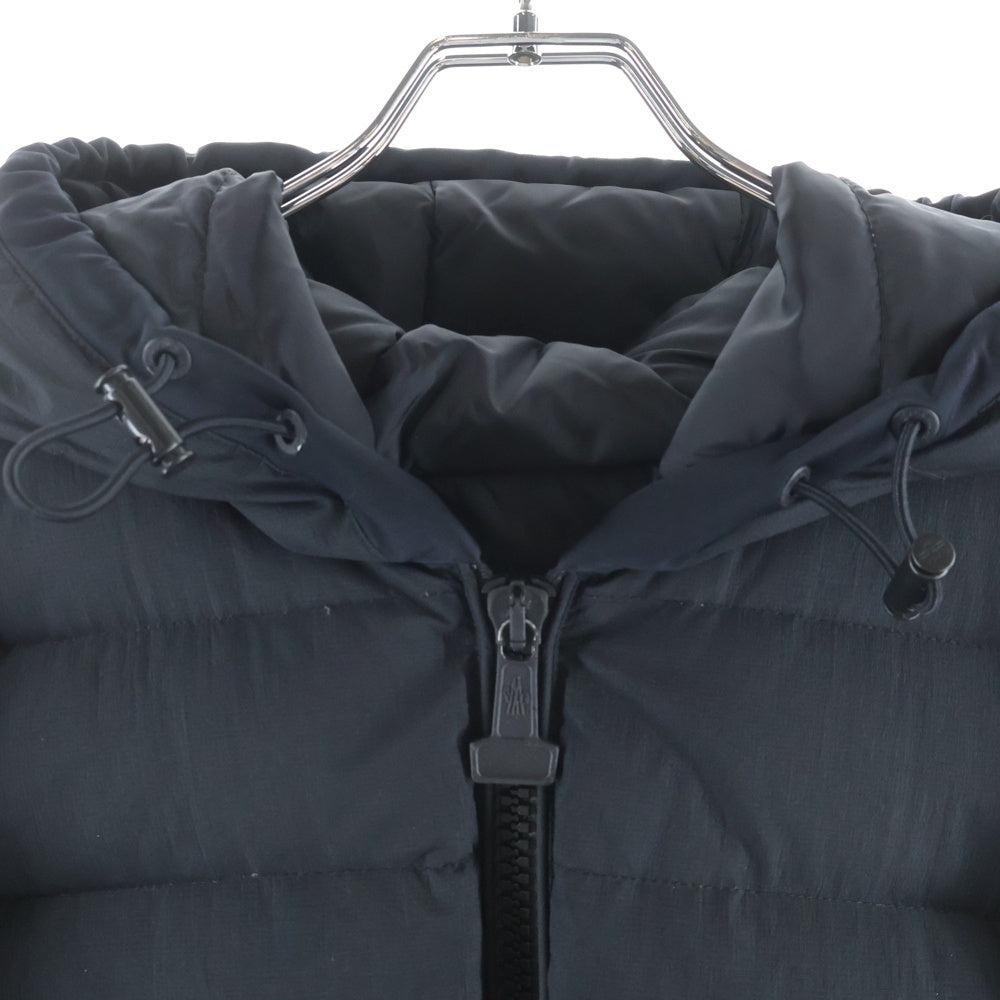 MONCLER(モンクレール) ×OFF-WHITE DINARD ×オフホワイト アームワッペン ジップアップ フーディダウンジャケット ブラック