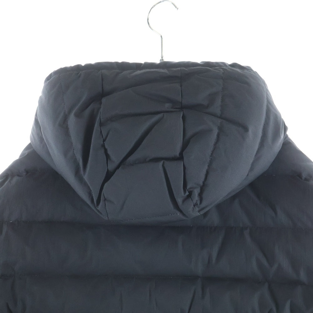 MONCLER(モンクレール) ×OFF-WHITE DINARD ×オフホワイト アームワッペン ジップアップ フーディダウンジャケット ブラック