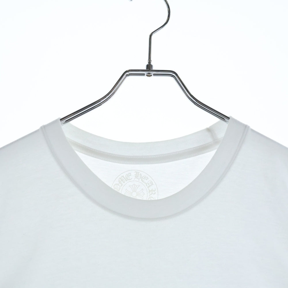 CHROME HEARTS(クロムハーツ) Los Angeles Limited Horseshoe Tee ロサンゼルス限定 ホースシュープリント クルーネック半袖Tシャツ ホワイト