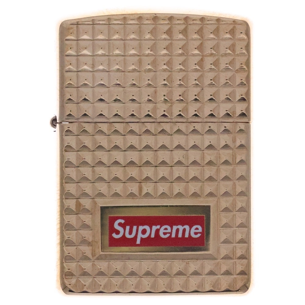 SUPREME(シュプリーム) 17AW Diamond Cut Zippo ダイヤモンドカット ジッポライター ゴールド