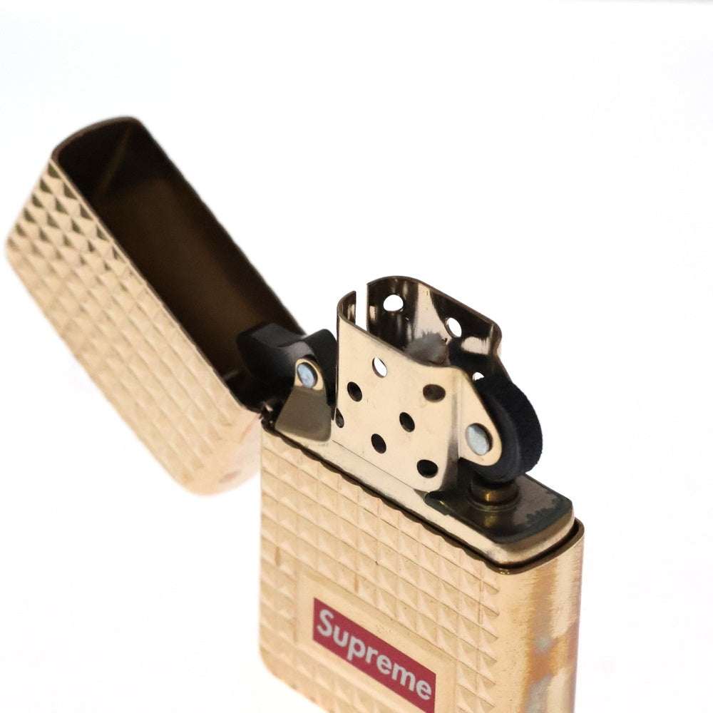 SUPREME(シュプリーム) 17AW Diamond Cut Zippo ダイヤモンドカット ジッポライター ゴールド