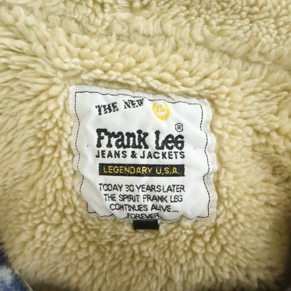 LEE(リー) 90s Frank Leeタグ ボアデニムジャケット インディゴ