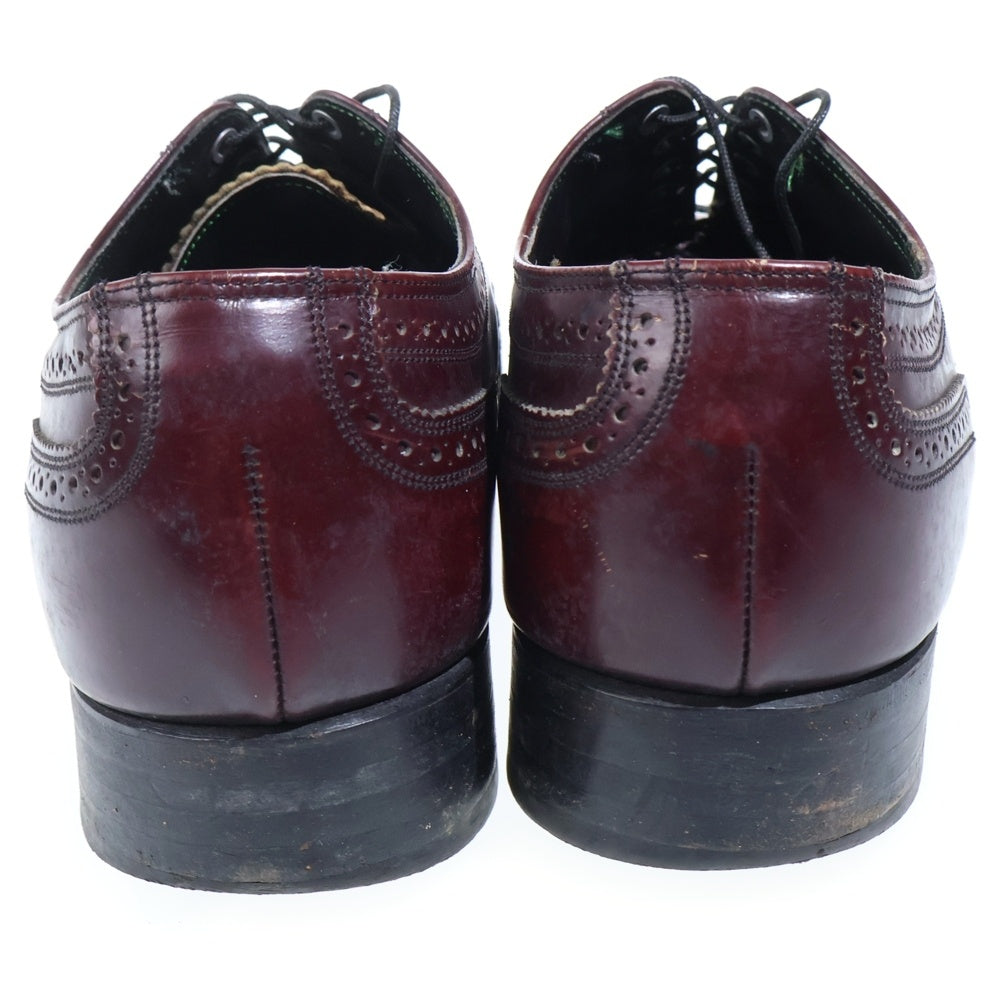 NO BRAND(ノーブランド) Royal Imperial ロイヤルインペリアル Florsheim フローシャイム ウイングチップ レースアップシューズ レッドブラウン