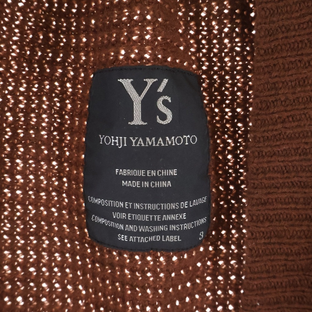 Y's(ワイズ) カーディガン ブラウン YU-K22-276 レディース