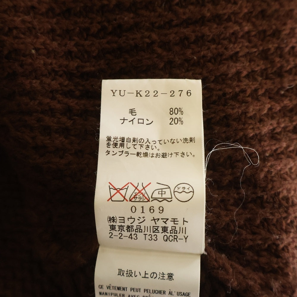 Y's(ワイズ) カーディガン ブラウン YU-K22-276 レディース