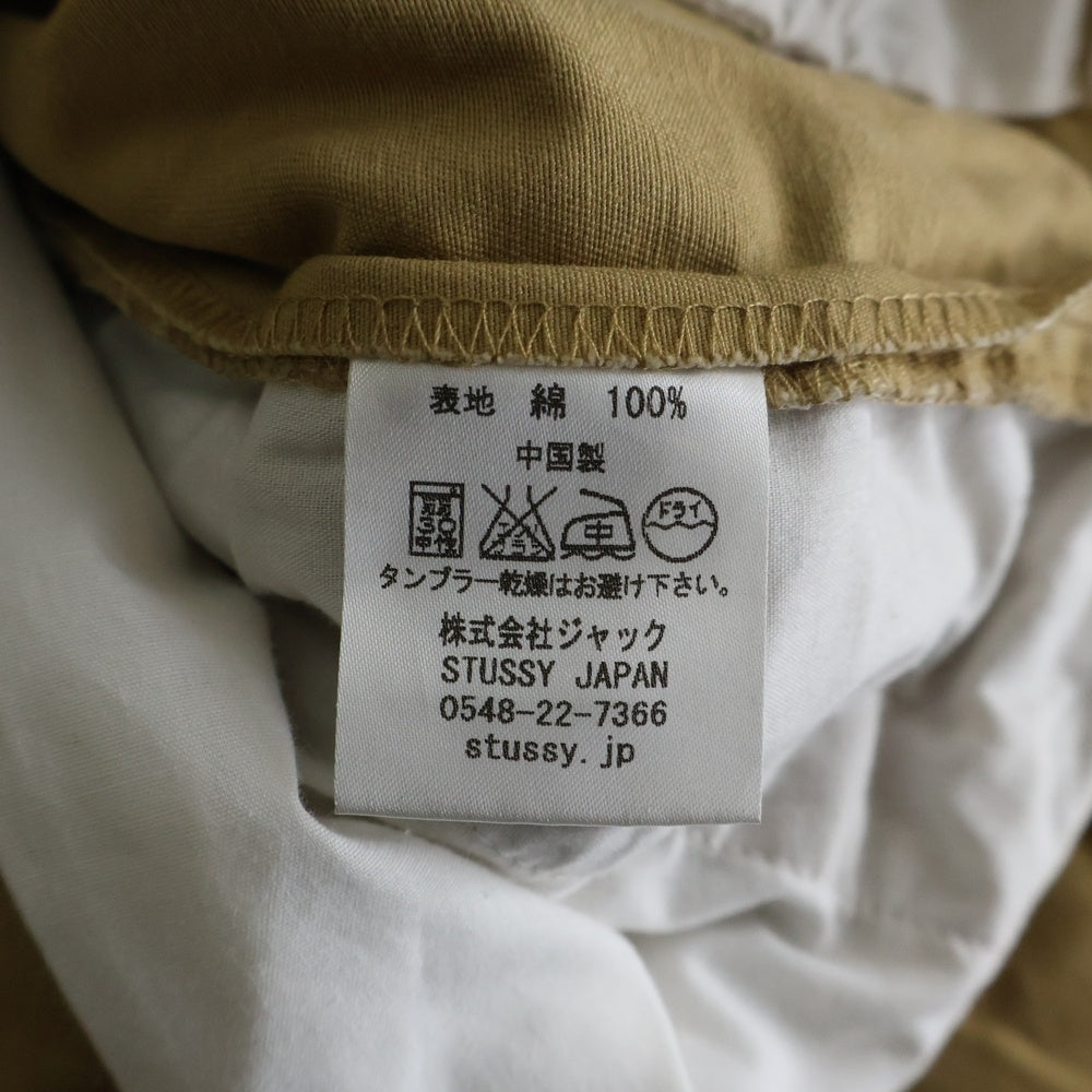 STUSSY(ステューシー) サイドロゴ ワークパンツ ベージュ