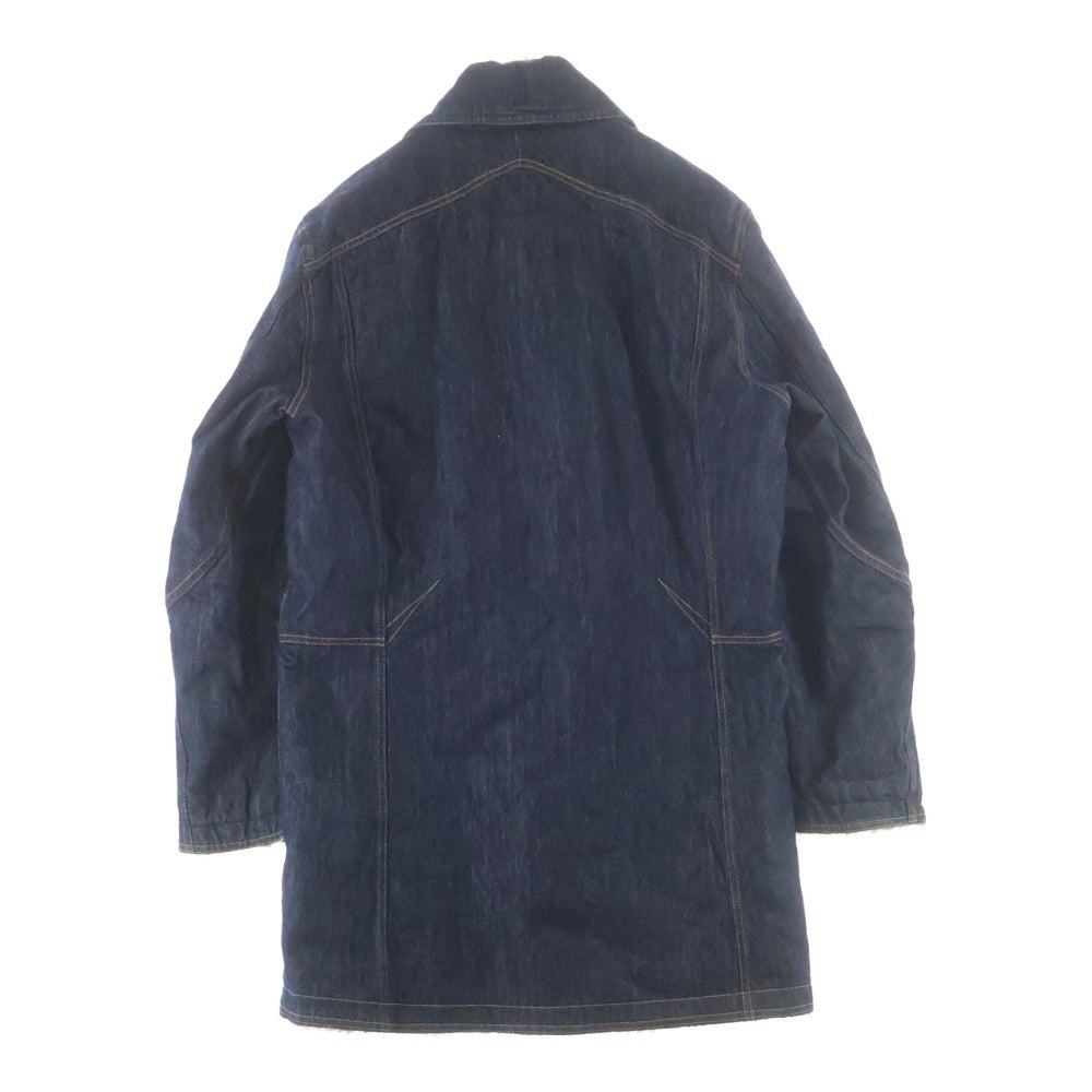 DIESEL(ディーゼル) ボアデニム ジップアップ ロングジャケット インディゴ