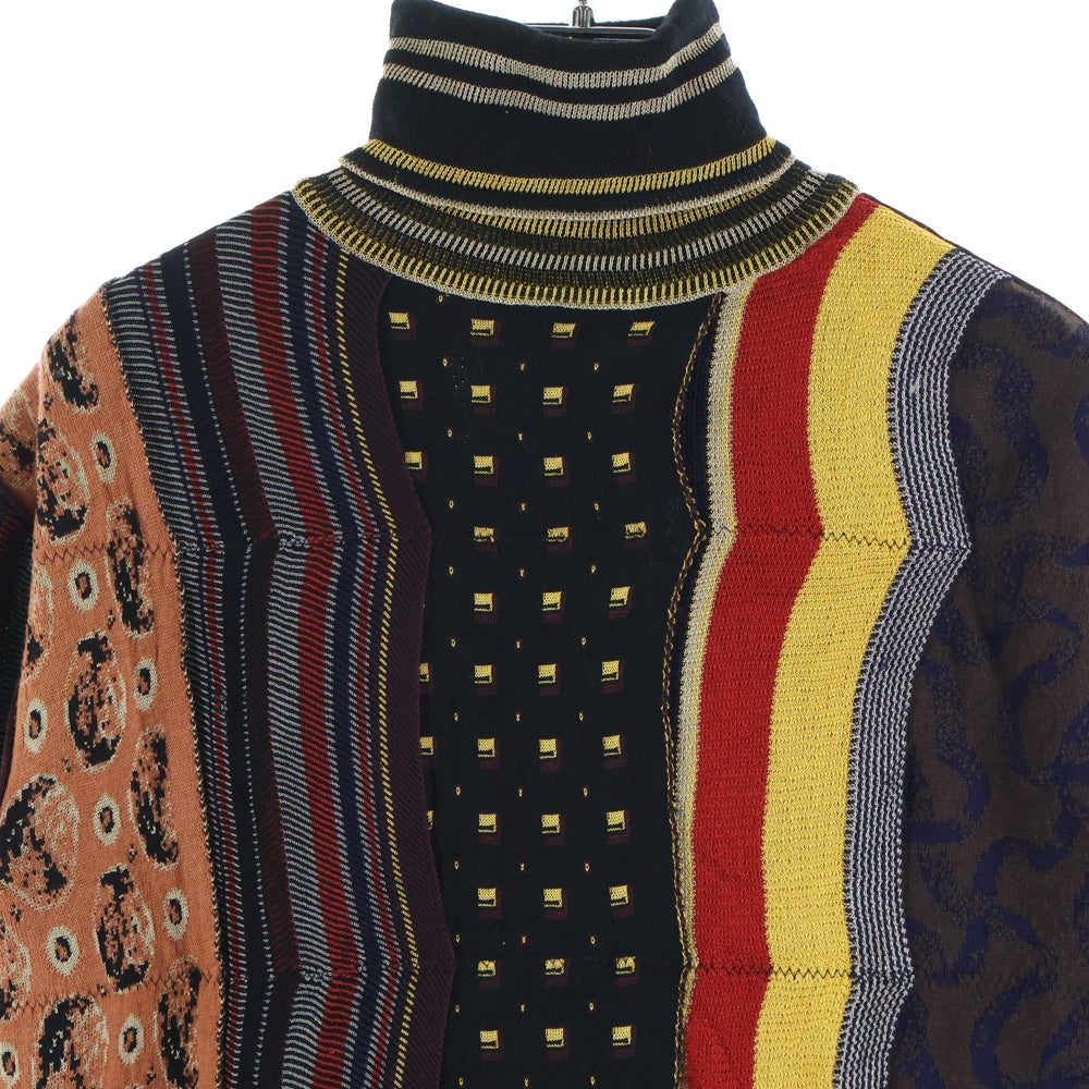 Jean Paul GAULTIER(ジャンポールゴルチエ) 総柄 ニットワンピース マルチカラー レディース