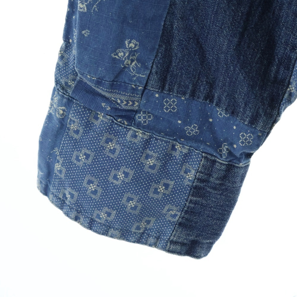POLO RALPH LAUREN(ポロラルフローレン) パーチワーク 長袖シャツ インディゴ