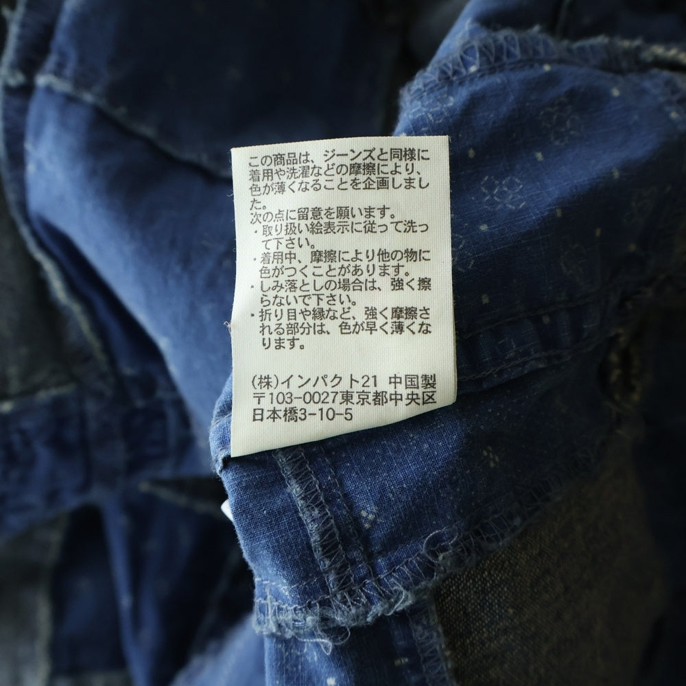 POLO RALPH LAUREN(ポロラルフローレン) パーチワーク 長袖シャツ インディゴ