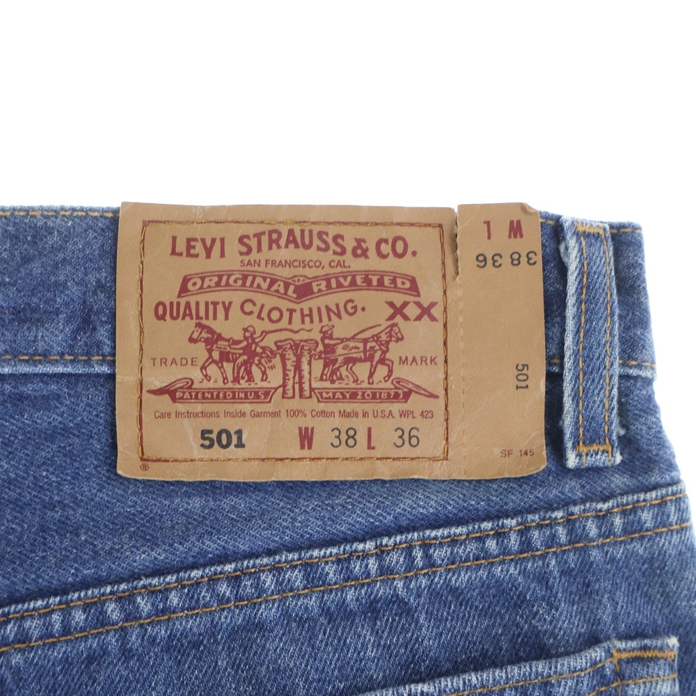 Levi's(リーバイス) 90s 裏555 501 バレンシア工場製 USA製 デニムパンツ インディゴ W38 L36 USA製