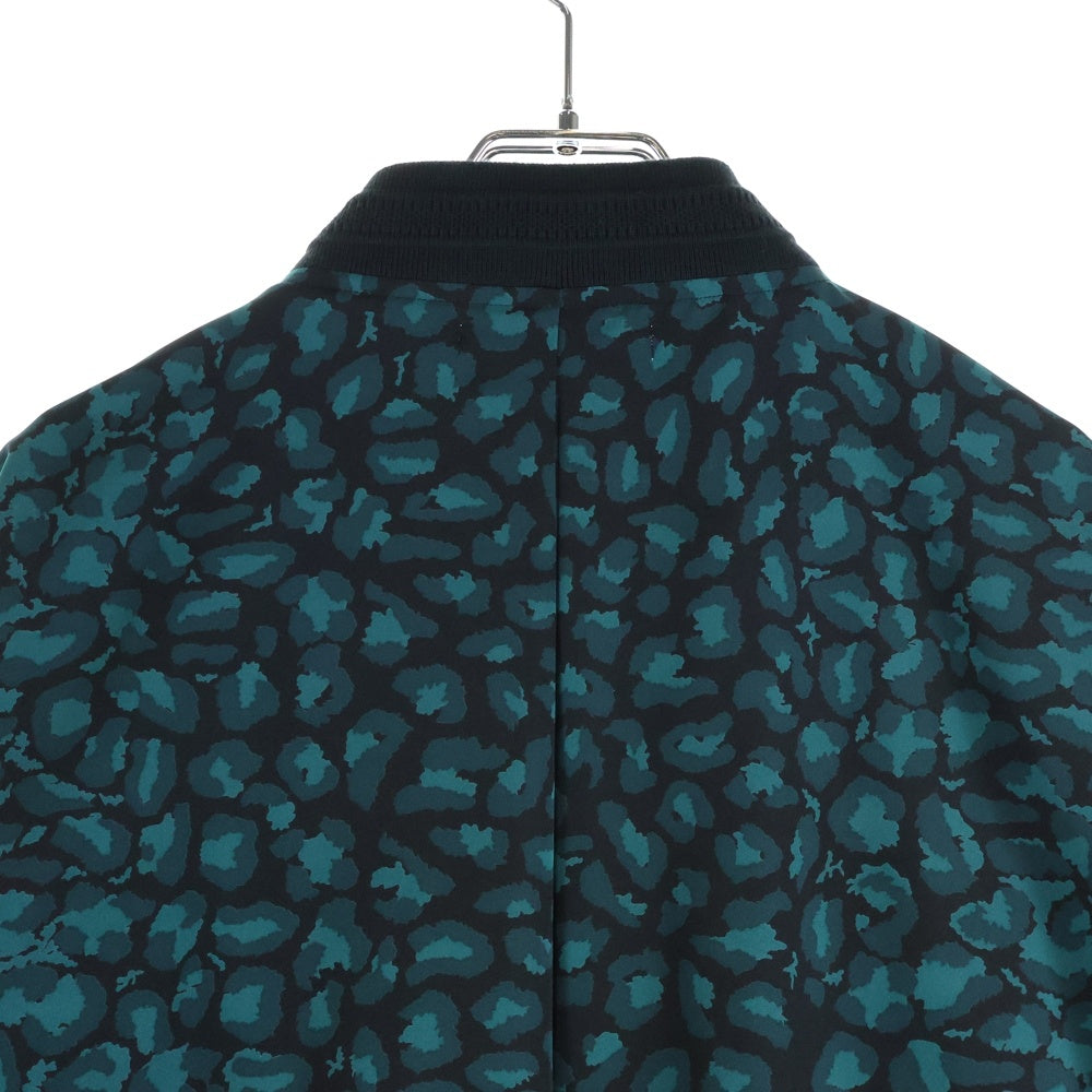 WTAPS(ダブルタップス) 21SS W1 レオパード ジップアップ ナイロンブルゾン 211TQDT-JKM02 グリーン