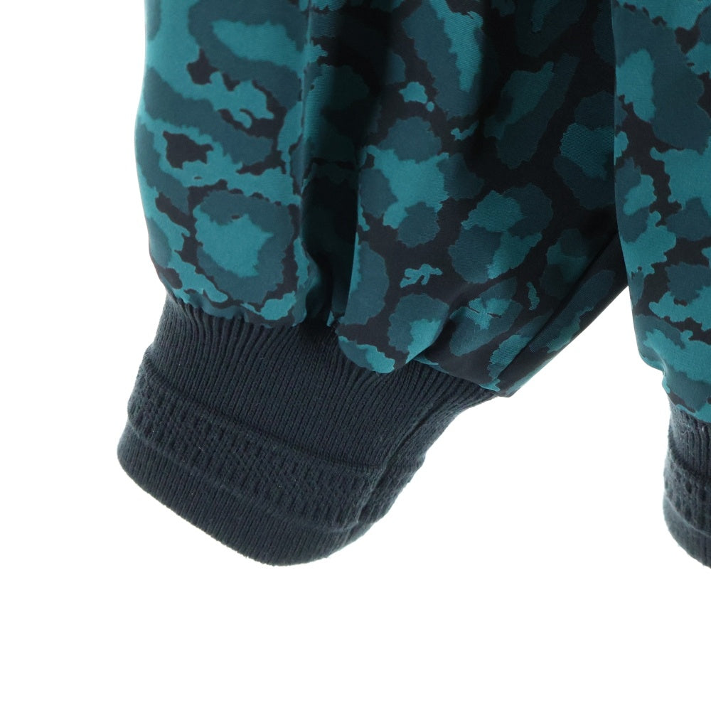 WTAPS(ダブルタップス) 21SS W1 レオパード ジップアップ ナイロンブルゾン 211TQDT-JKM02 グリーン