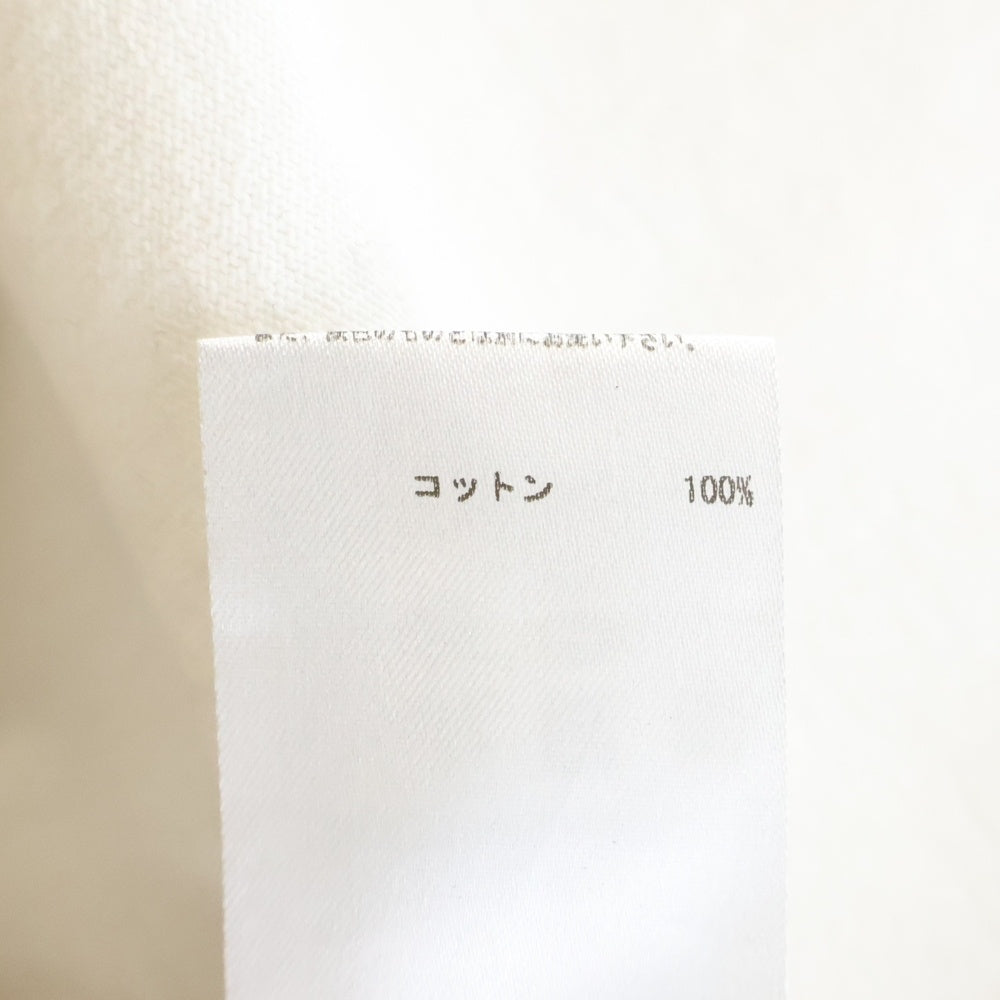 JIL SANDER(ジルサンダー) フロント ロゴプリント クルーネック半袖Tシャツカットソー ホワイト KK JM ZI 0008