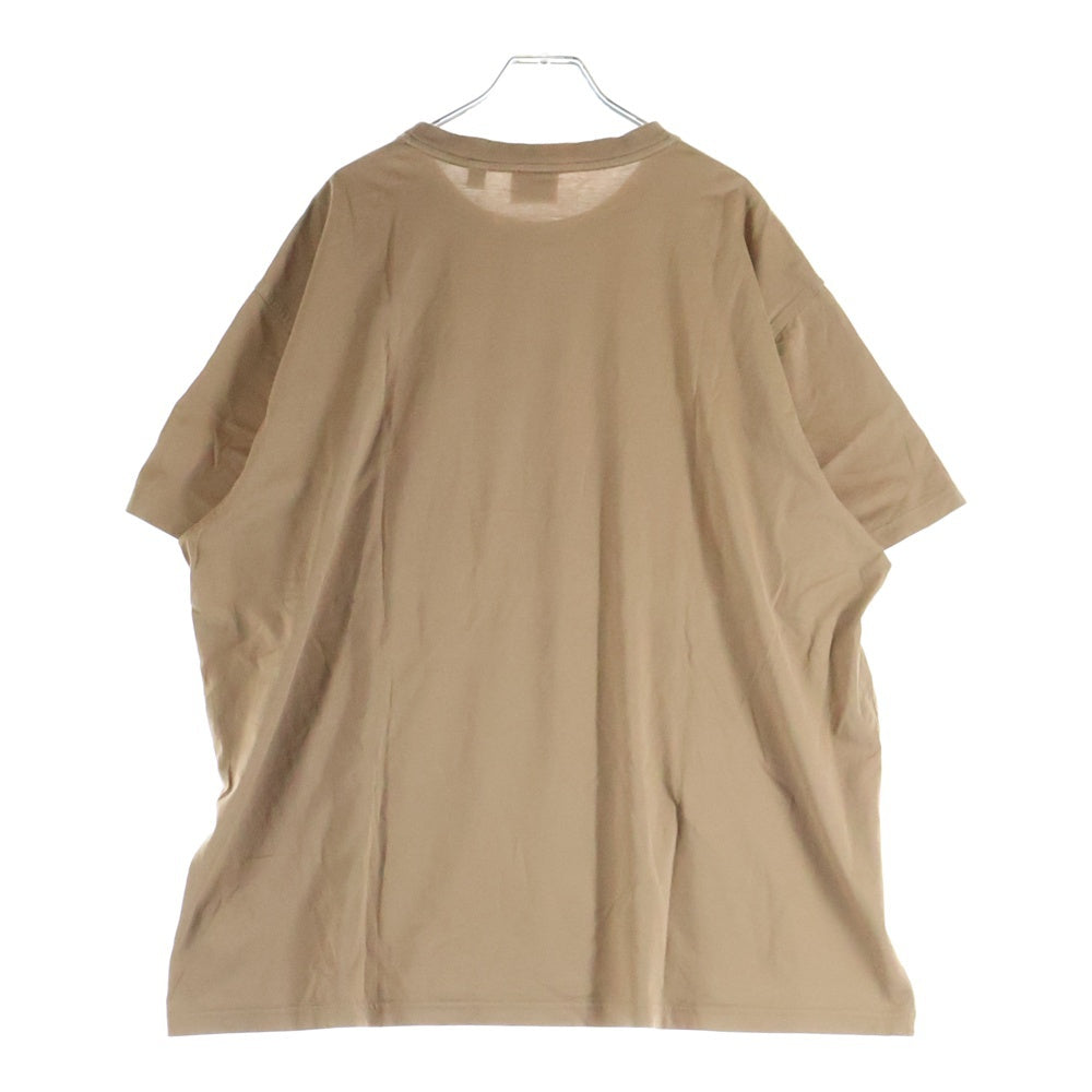 BURBERRY(バーバリー) 22SS ラバーロゴ クルーネック半袖Tシャツカットソー ブラウン 8055310