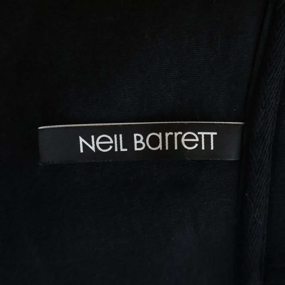 Neil Barrett(ニール バレット) 20SS THUNDER BOLT サンダー ボルトプリント ジップアップパーカー ブラック PBJS262S F552S