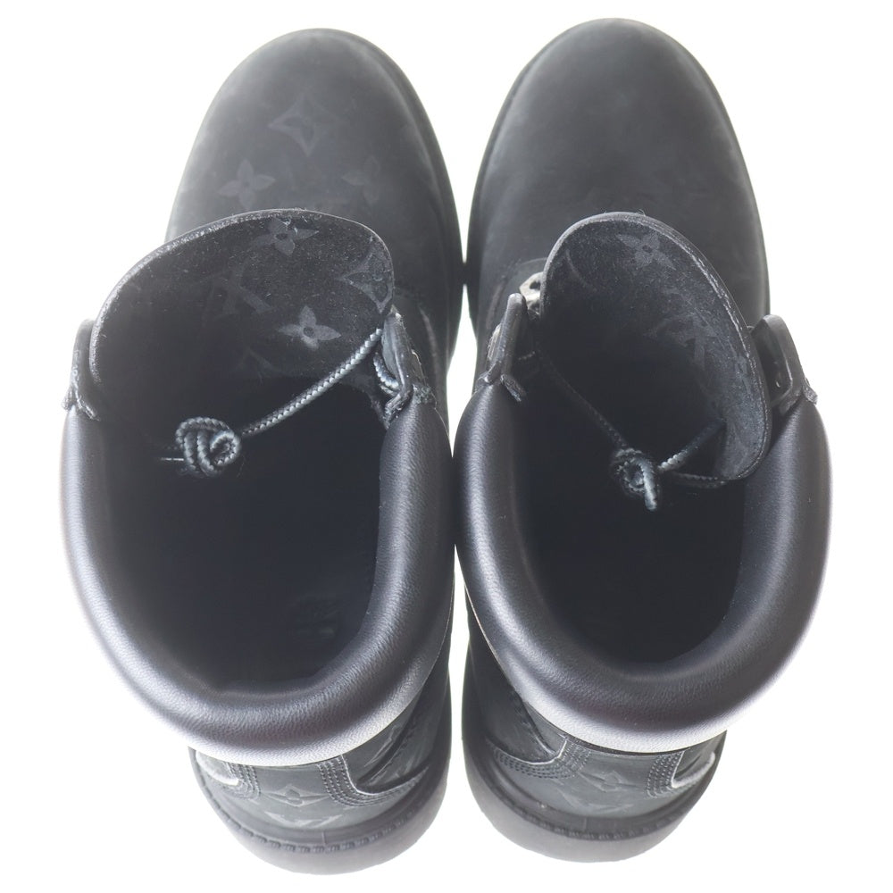 LOUIS VUITTON(ルイヴィトン) × Timberland ティンバーランド アンクルブーツ ブラック ヌバック 1AD73B