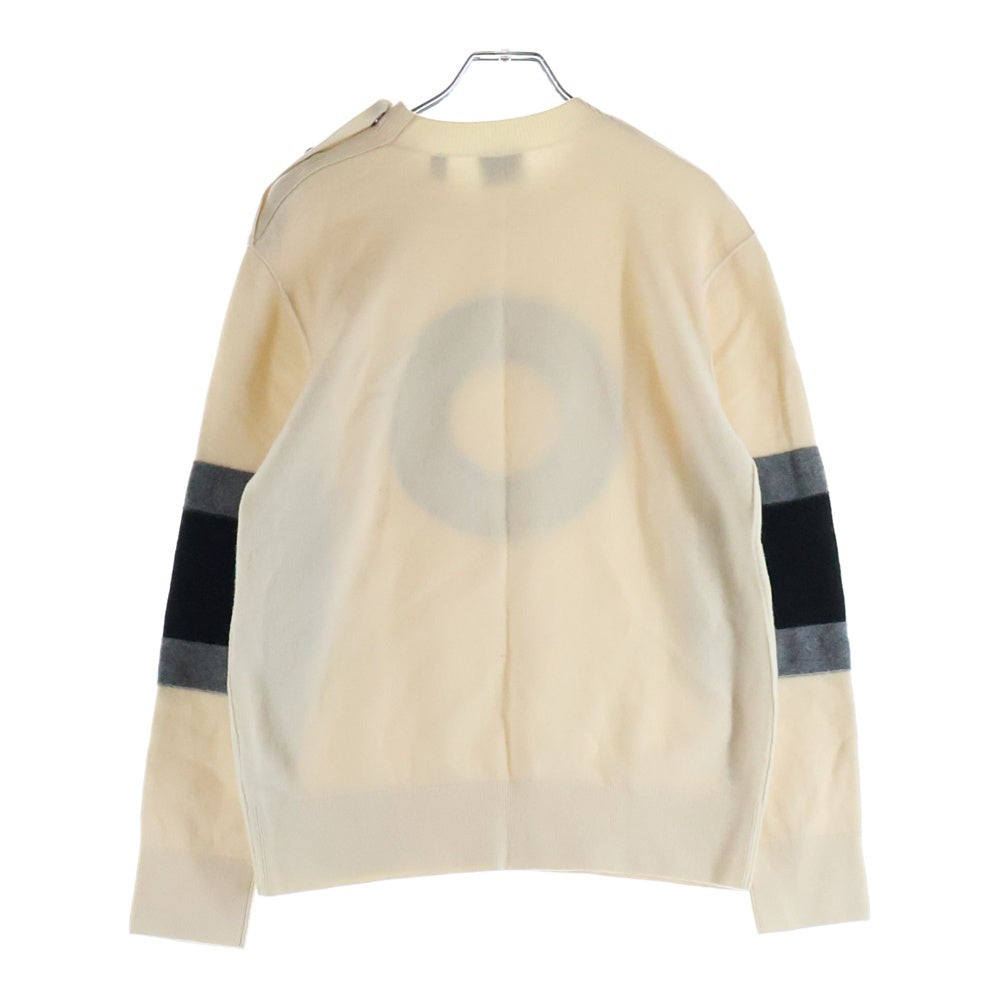 BURBERRY(バーバリー) Hadley Graphic Logo Applique Sweater ハドリー グラフィック ロゴ アップリケ ニットセーター 8058397 アイボリー レディース