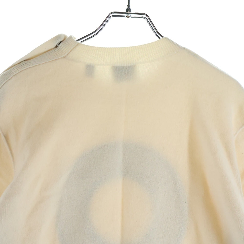BURBERRY(バーバリー) Hadley Graphic Logo Applique Sweater ハドリー グラフィック ロゴ アップリケ ニットセーター 8058397 アイボリー レディース