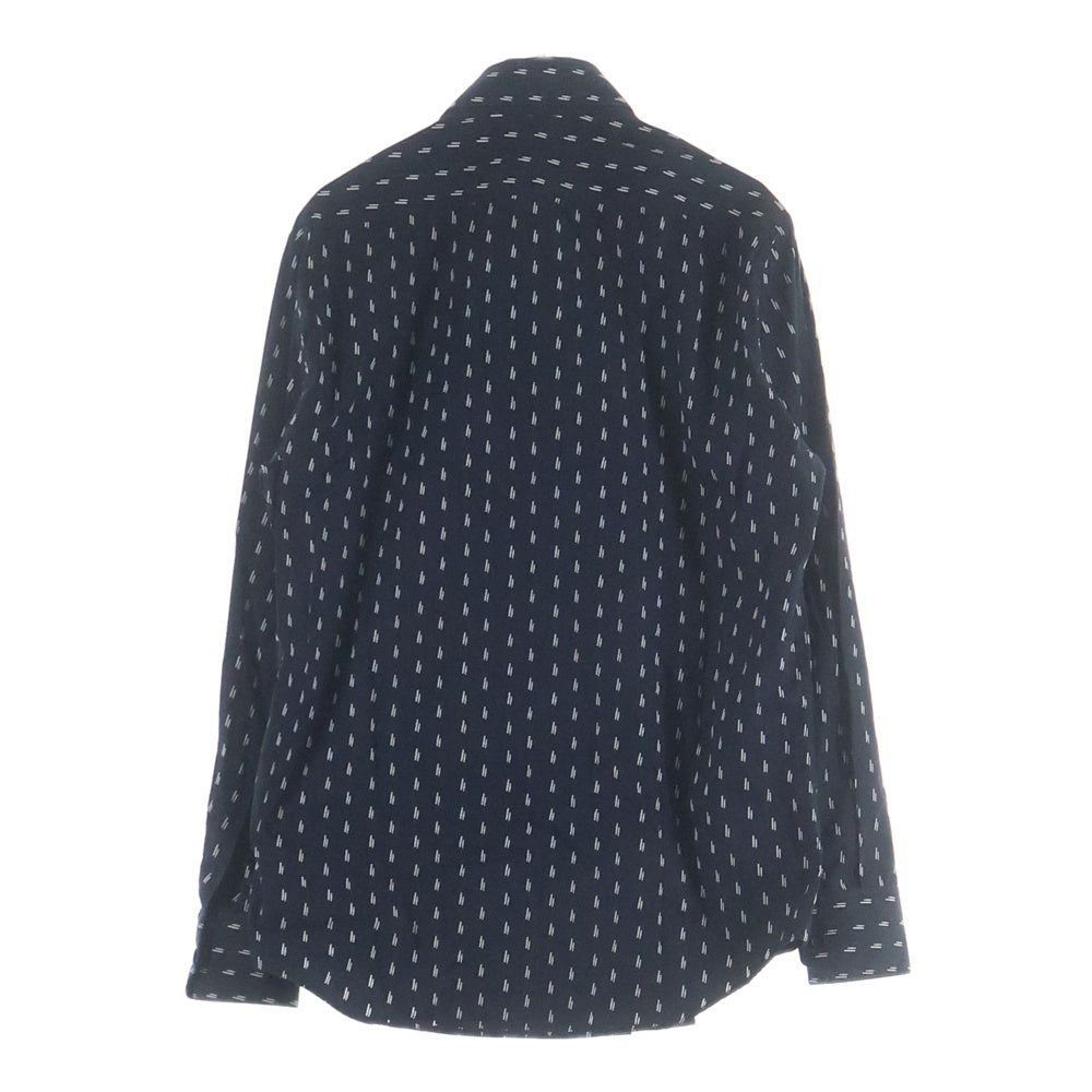 CELINE(セリーヌ) 19SS エディ期 ダブルドット ブロード 長袖シャツ 総柄 20ZZ3186D ブラック