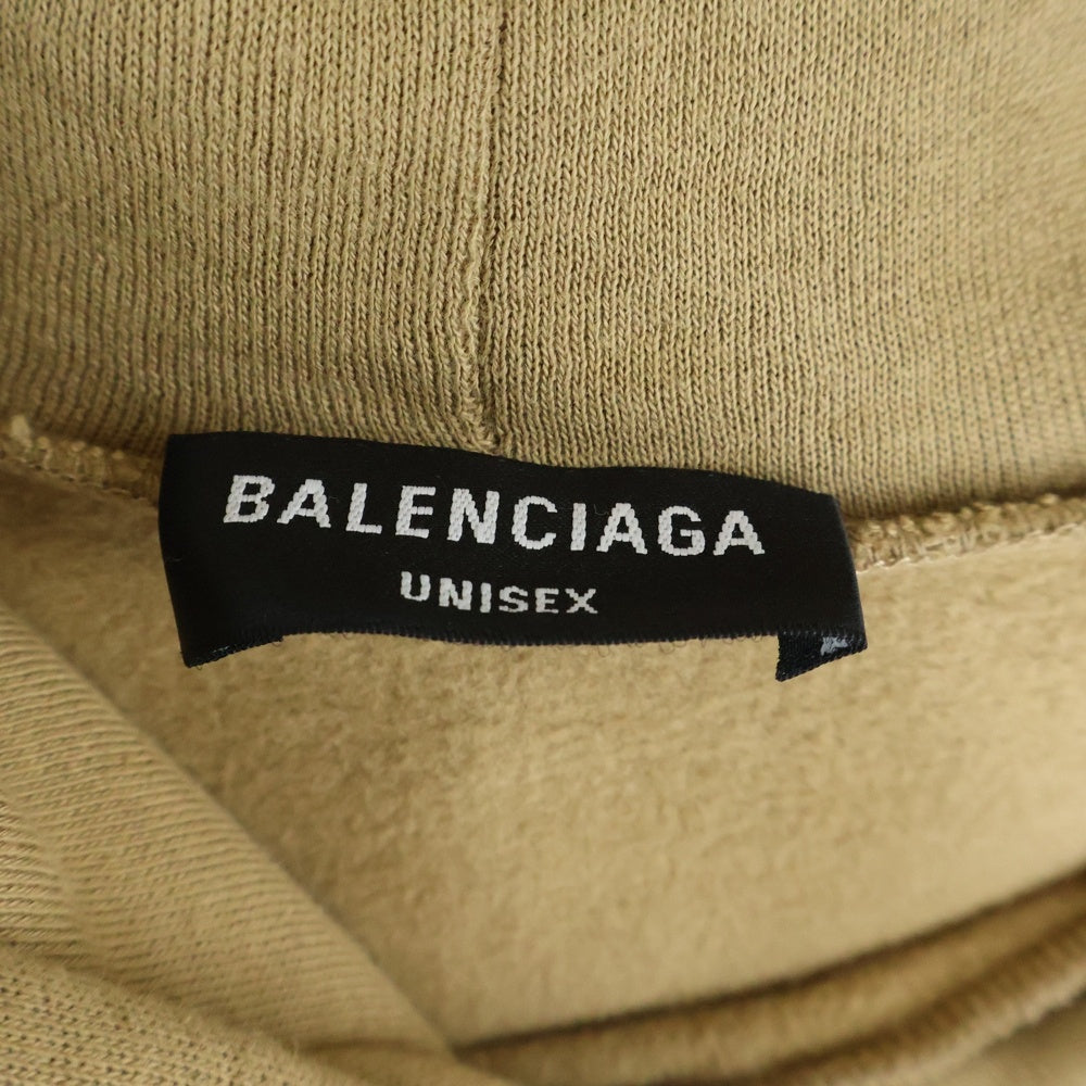 BALENCIAGA(バレンシアガ) 21SS WFP World Food Programme ロゴ プルオーバーパーカー 600583 ベージュ