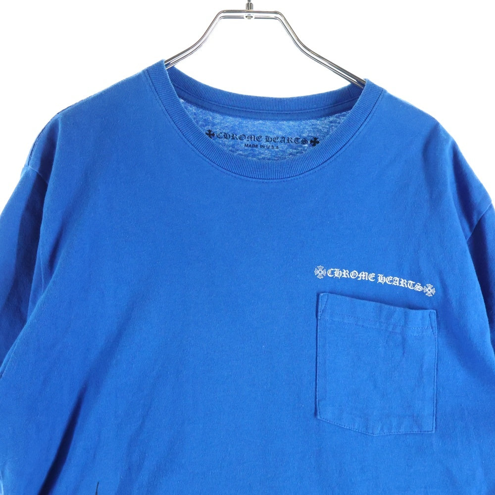 CHROME HEARTS(クロムハーツ) ×MATTY BOY PPO SPACE T-Shirt マッティ クルーネックTシャツ ブルー