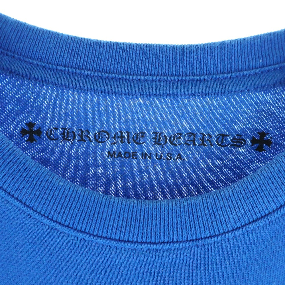 CHROME HEARTS(クロムハーツ) ×MATTY BOY PPO SPACE T-Shirt マッティ クルーネックTシャツ ブルー