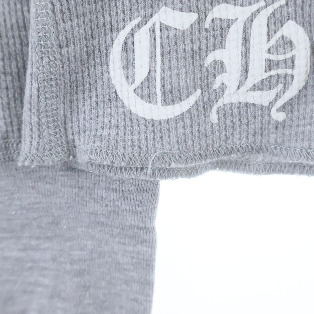CHROME HEARTS(クロムハーツ) Thermal L S アームロゴプリントサーマル ロングスリーブ長袖Tシャツ グレー