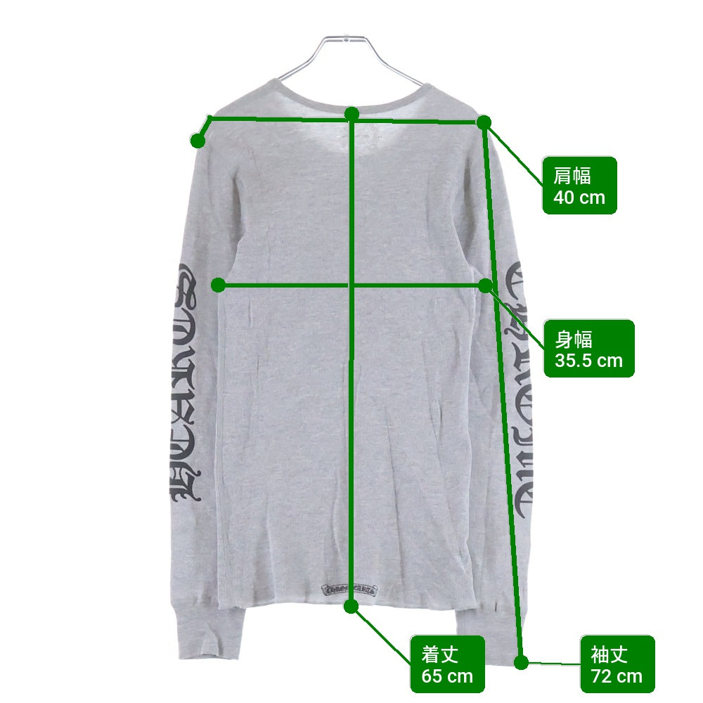 CHROME HEARTS(クロムハーツ) Thermal L S アームロゴプリントサーマル