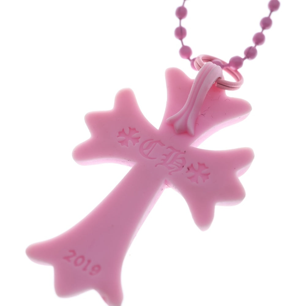 CHROME HEARTS(クロムハーツ) RUBBER CH CRS SML スモールCHクロス ラバーネックレス シリコン BCA306 ピンク