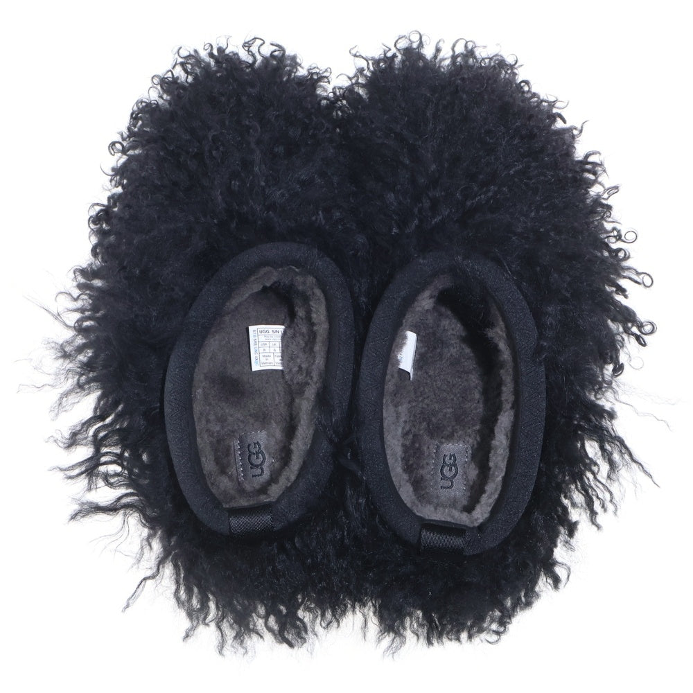 UGG(アグ) ボア ファットシルエット ファーサンダル ブラック