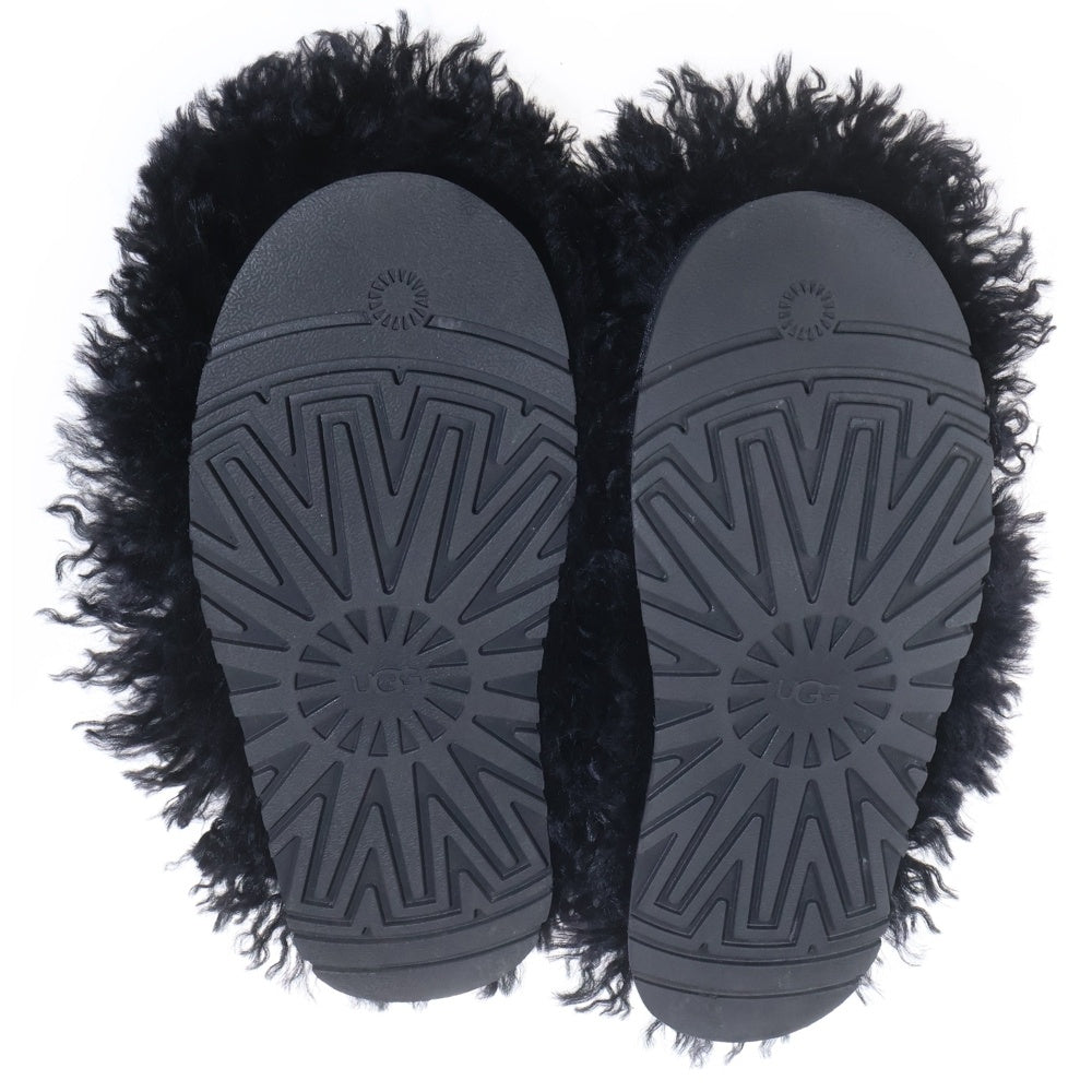 UGG(アグ) ボア ファットシルエット ファーサンダル ブラック