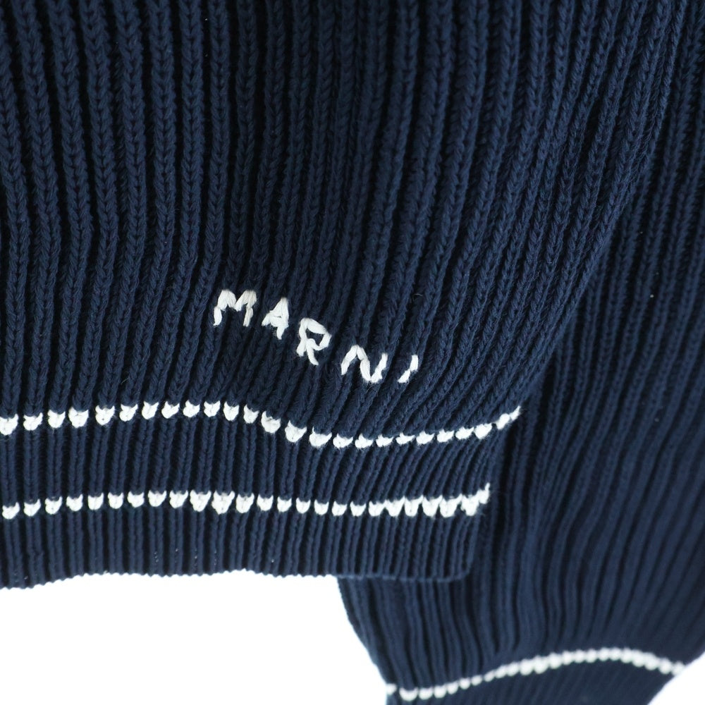 MARNI(マルニ) 20SS ウールニットセーター GCMG0118Q0 ネイビー