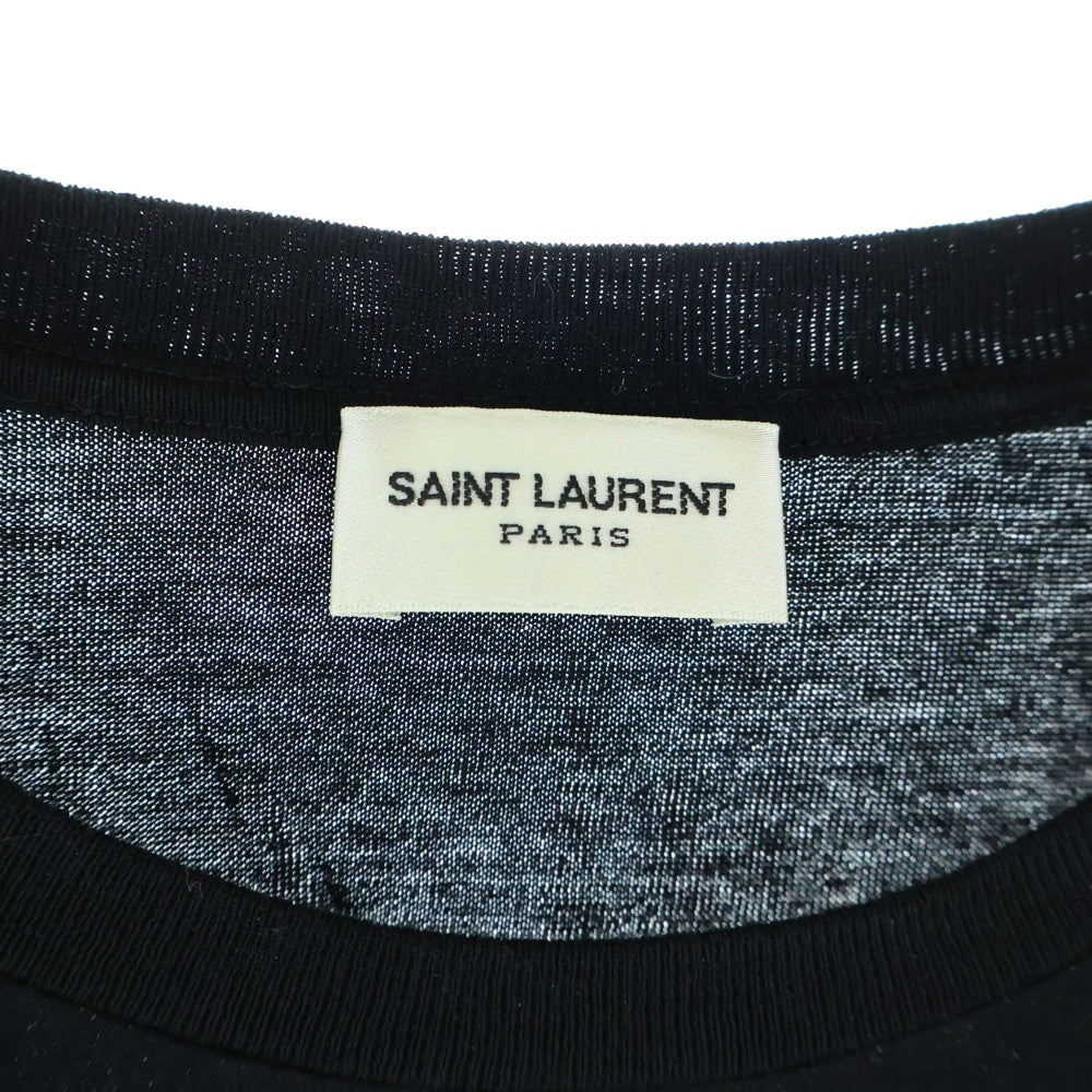 SAINT LAURENT PARIS(サンローランパリ) 19SS SEX PISTOLS セックス ピストルズ シドアンドナンシー プリント クルーネック半袖Tシャツカットソー ブラック 601548