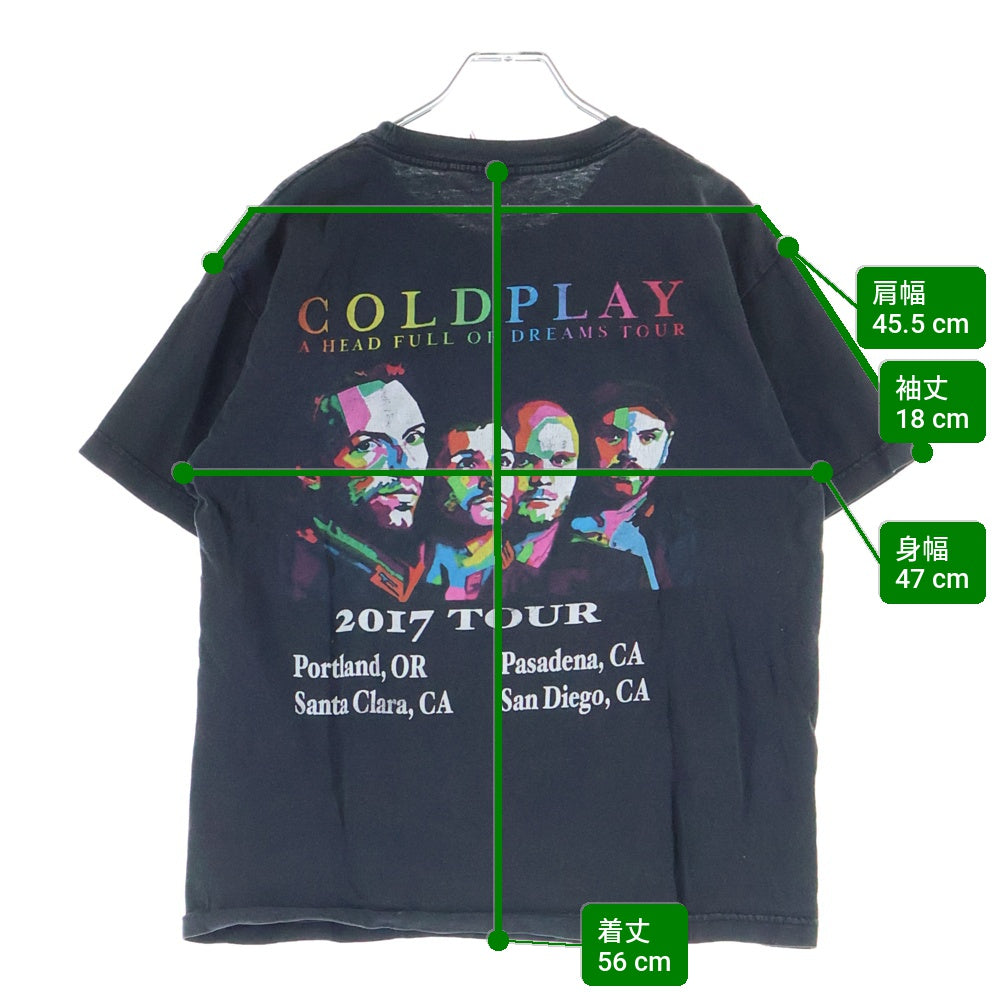 VINTAGE(ヴィンテージ) Cold play 2017 worldtour A Head Full Dreams Tシャツ