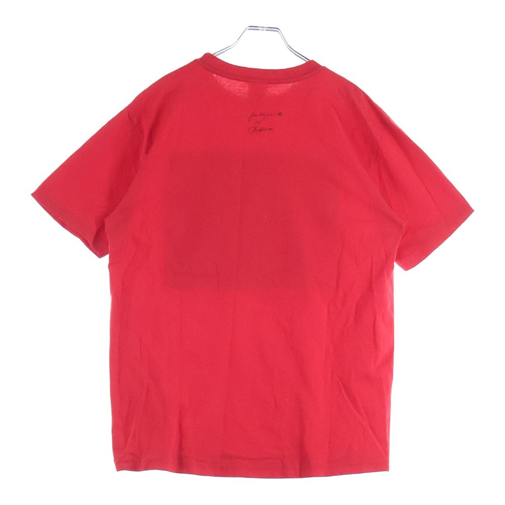 SUPREME(シュプリーム) 07SS Joe Cool Dog Poker Tee ドックポーカー クルーネック 半袖Tシャツ レッド