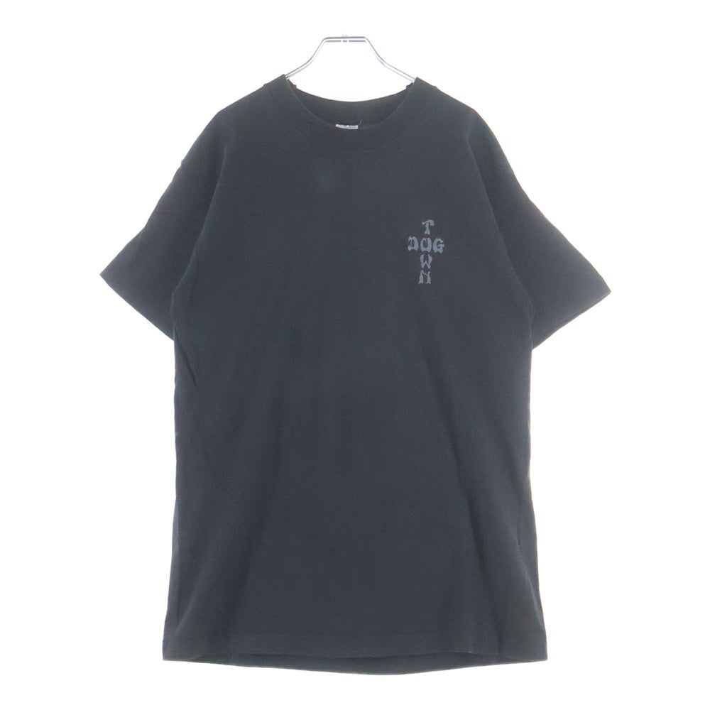VINTAGE(ヴィンテージ) 90s DOGTOWN ドックタウン 裾袖シングル クルーネックTシャツ ブラック