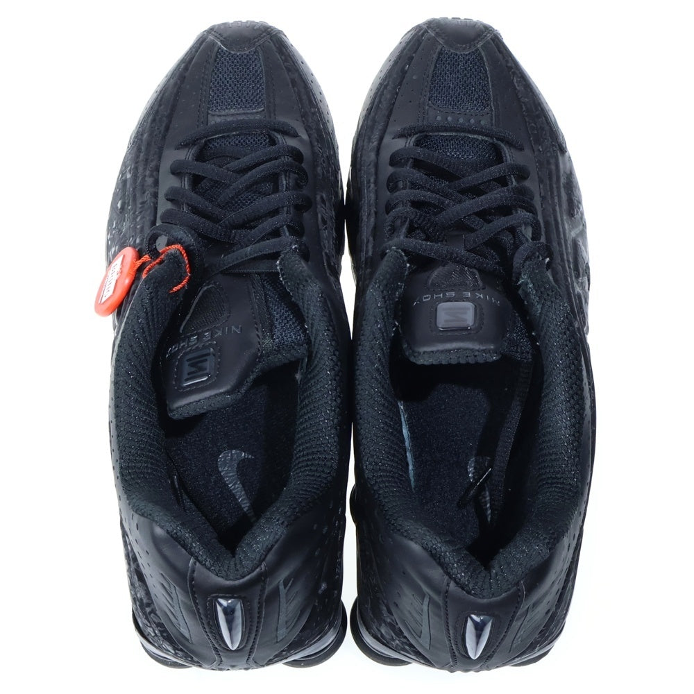 NIKE(ナイキ) WOMEN'S SHOX R4 BLACK FLORAL DARK SMOKE GREY ウィメンズ ショックス R4 ブラックフローラル ローカットスニーカー US10/27cm ブラック HV0934-002 レディース