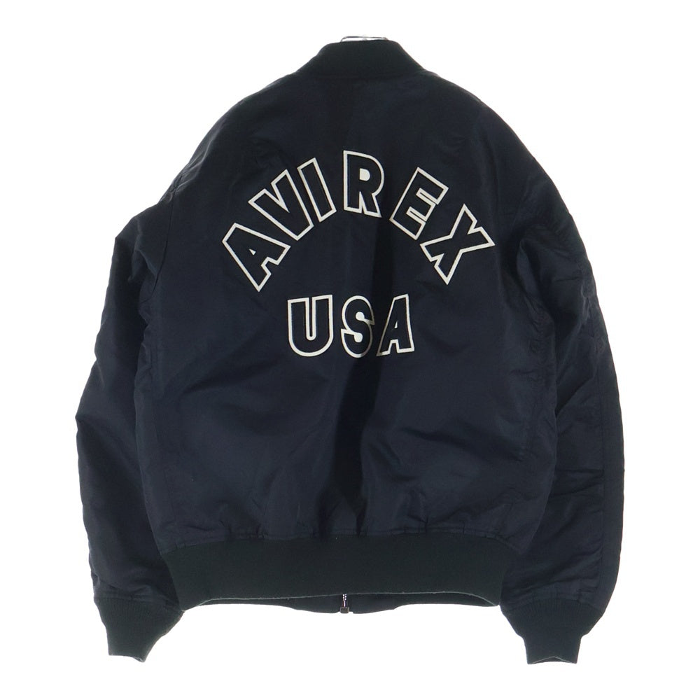 AVIREX(アヴィレックス) × ATEEZ REVERSIBLE MA-1 リバーシブルジャケット 783‐5252047 ブラック