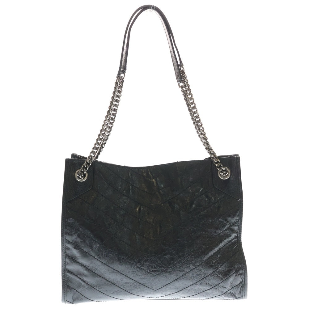 SAINT LAURENT PARIS(サンローランパリ) ニキ ショッピング チェーントートバッグ 577999 ブラック レディース