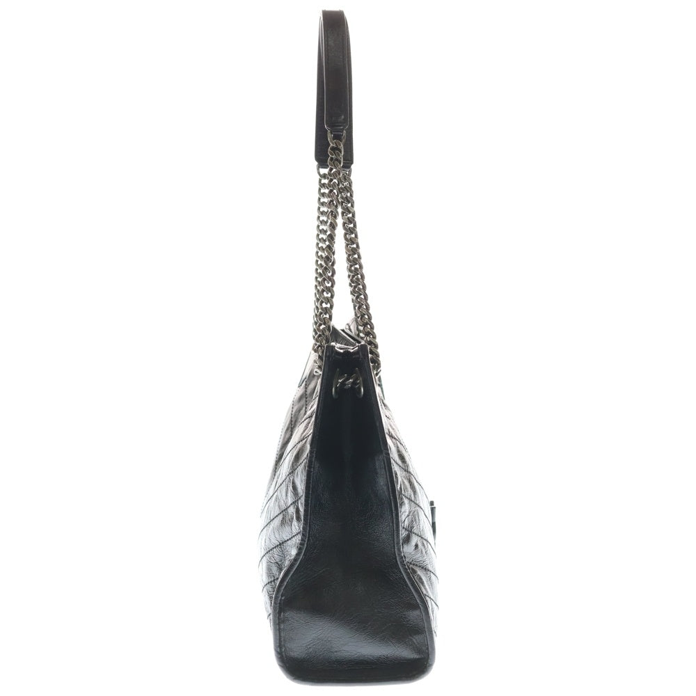 SAINT LAURENT PARIS(サンローランパリ) ニキ ショッピング チェーントートバッグ 577999 ブラック レディース