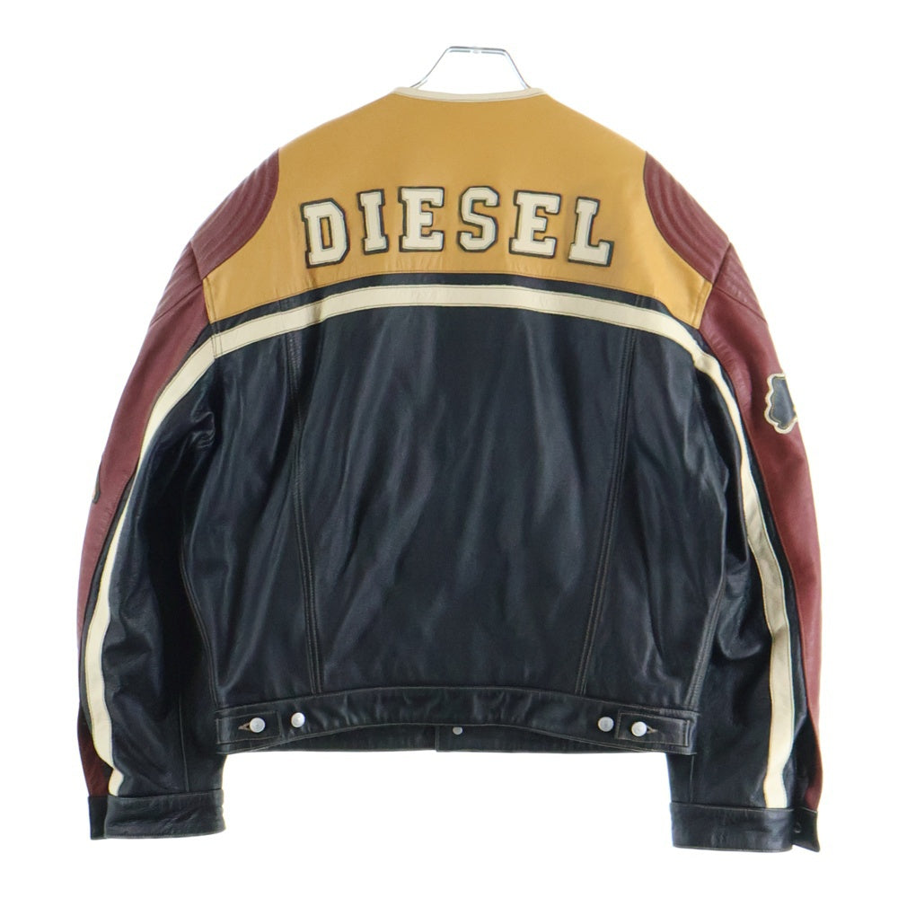 DIESEL(ディーゼル) 25SS L-Coug-20th Leather Jacket 20周年モデル P016510SPCW マルチカラー