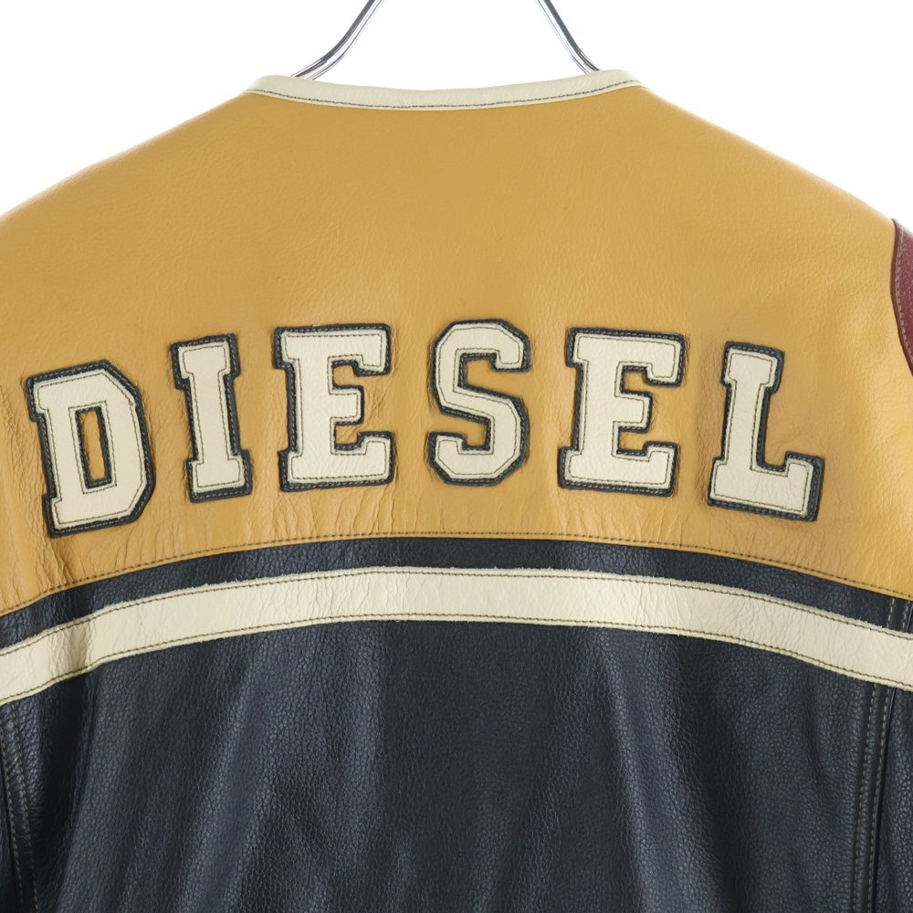 DIESEL(ディーゼル) 25SS L-Coug-20th Leather Jacket 20周年モデル P016510SPCW マルチカラー