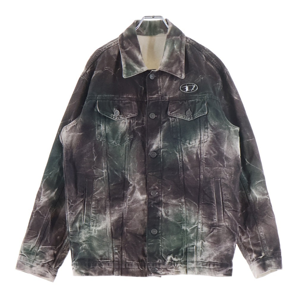 DIESEL(ディーゼル) 25SS x Thug Club J-THUG-JKT ジャケット P015770SPBU ブラウン/グリーン