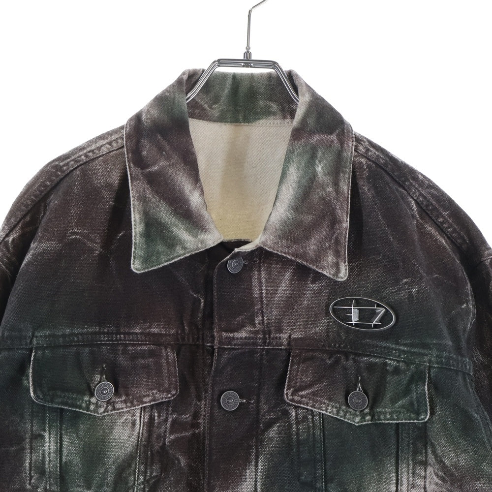 DIESEL(ディーゼル) 25SS x Thug Club J-THUG-JKT ジャケット P015770SPBU ブラウン/グリーン