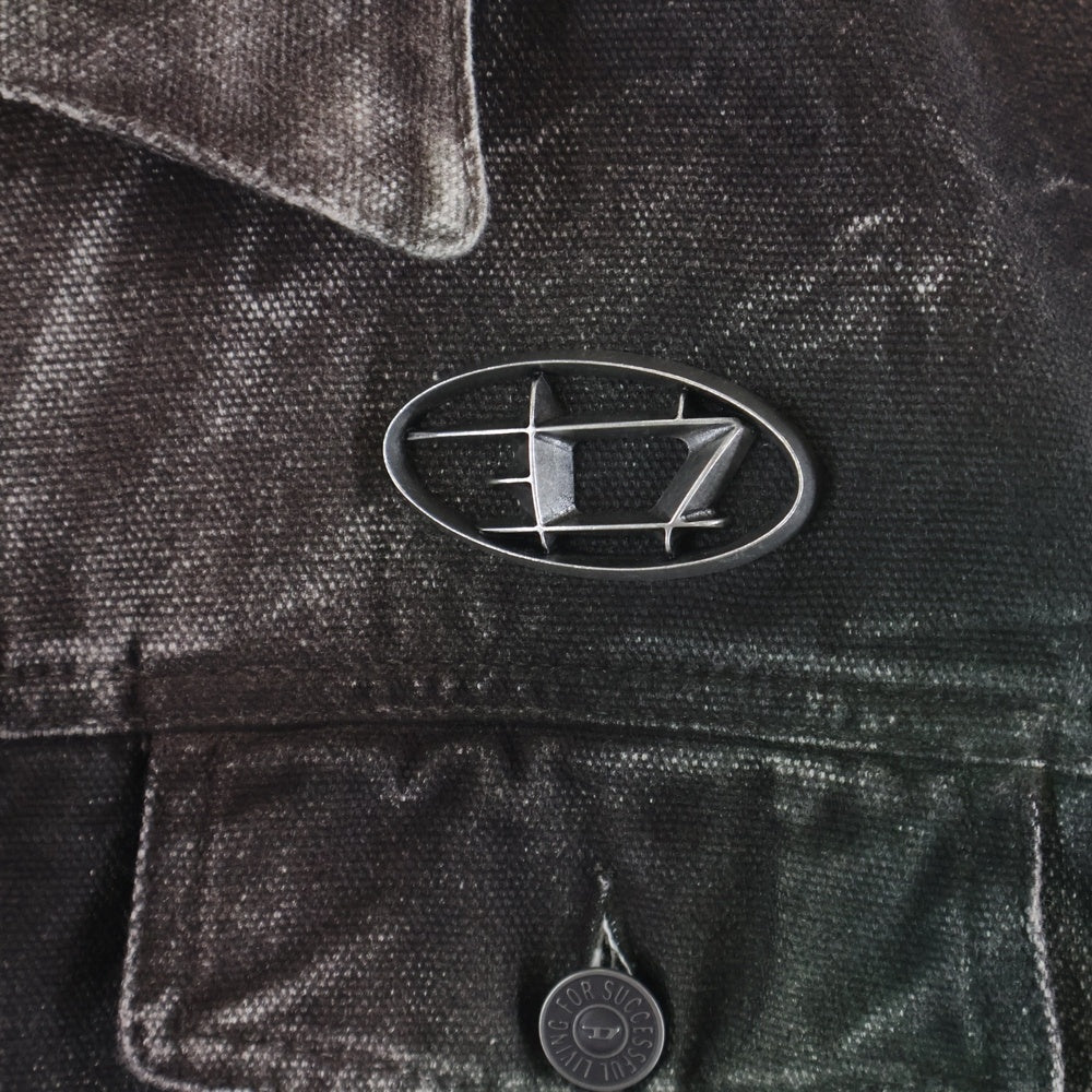 DIESEL(ディーゼル) 25SS x Thug Club J-THUG-JKT ジャケット P015770SPBU ブラウン/グリーン